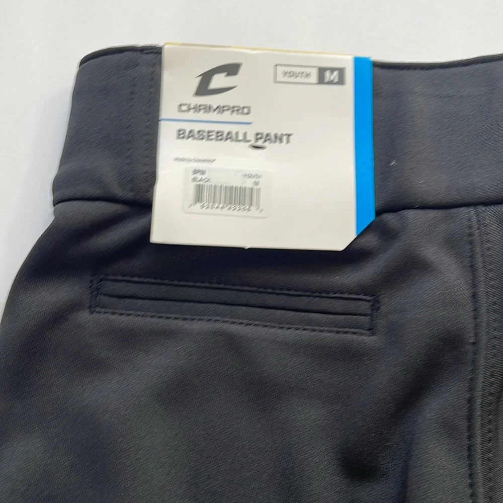 Champro‎ Youth Triple Crown 2.0 Black Knicker Baseball Pants Medium